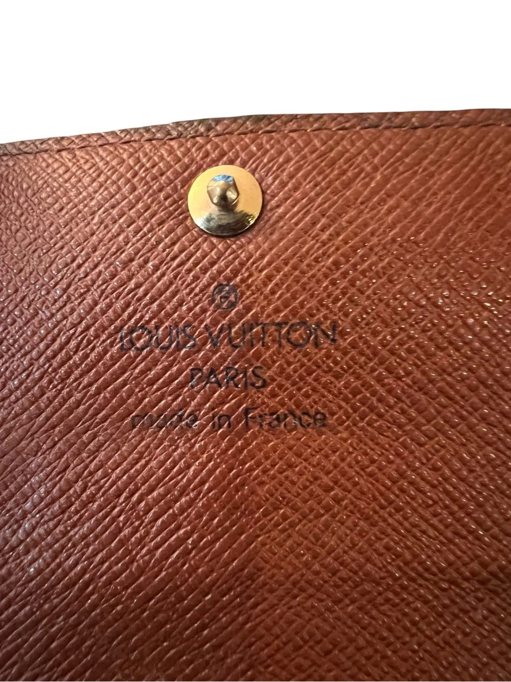 Louis Vuitton Brown Monogram Canvas Key & Card Holder with Gold Snap